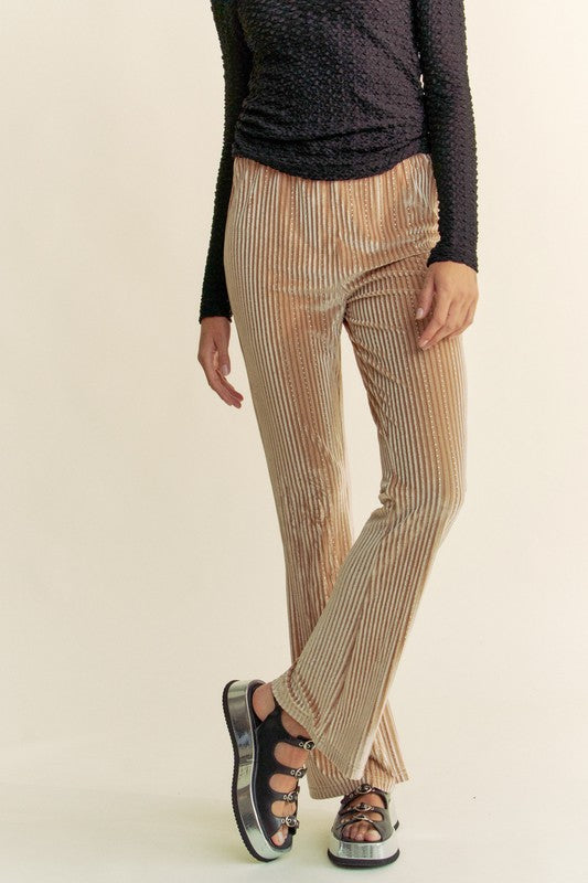 Cozy Flow Elastic Flare Pants