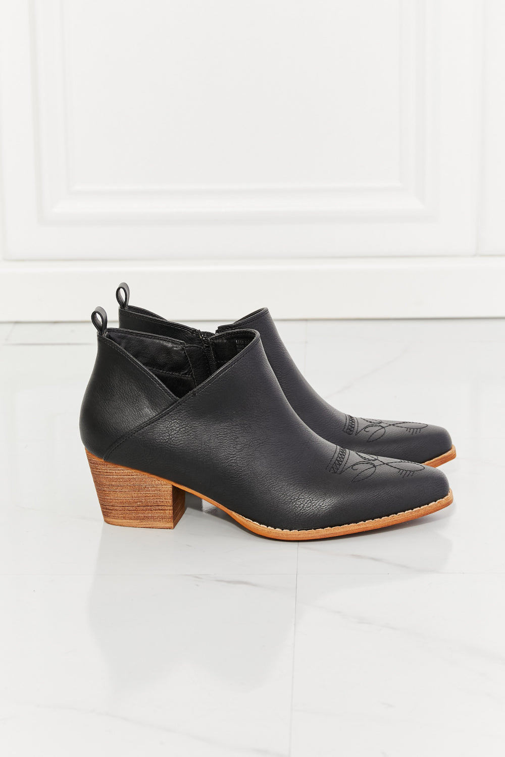 Western Embrace Embroidered Bootie