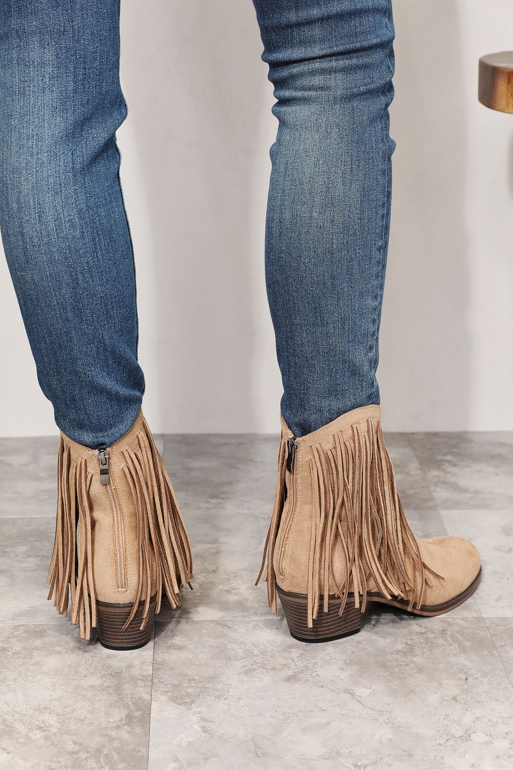 Western Legend Fringe Ankle Boots