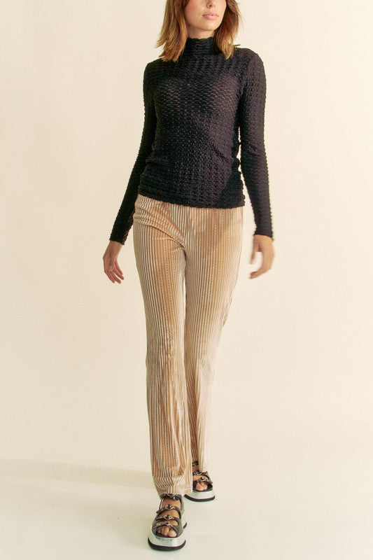 Cozy Flow Elastic Flare Pants