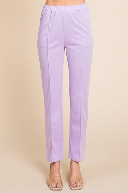 Refined Lines Slim Tuck Pant
