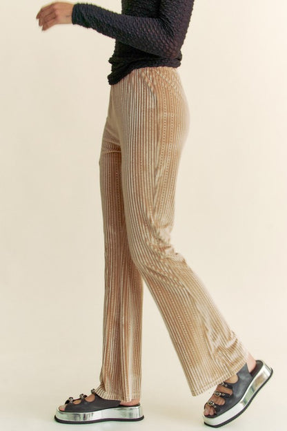 Cozy Flow Elastic Flare Pants