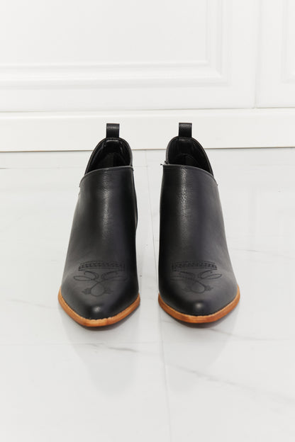 Western Embrace Embroidered Bootie