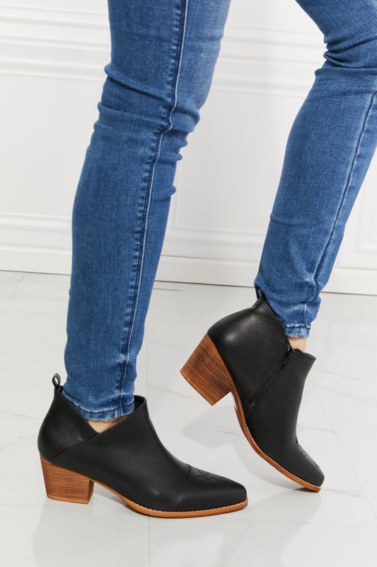 Western Embrace Embroidered Bootie