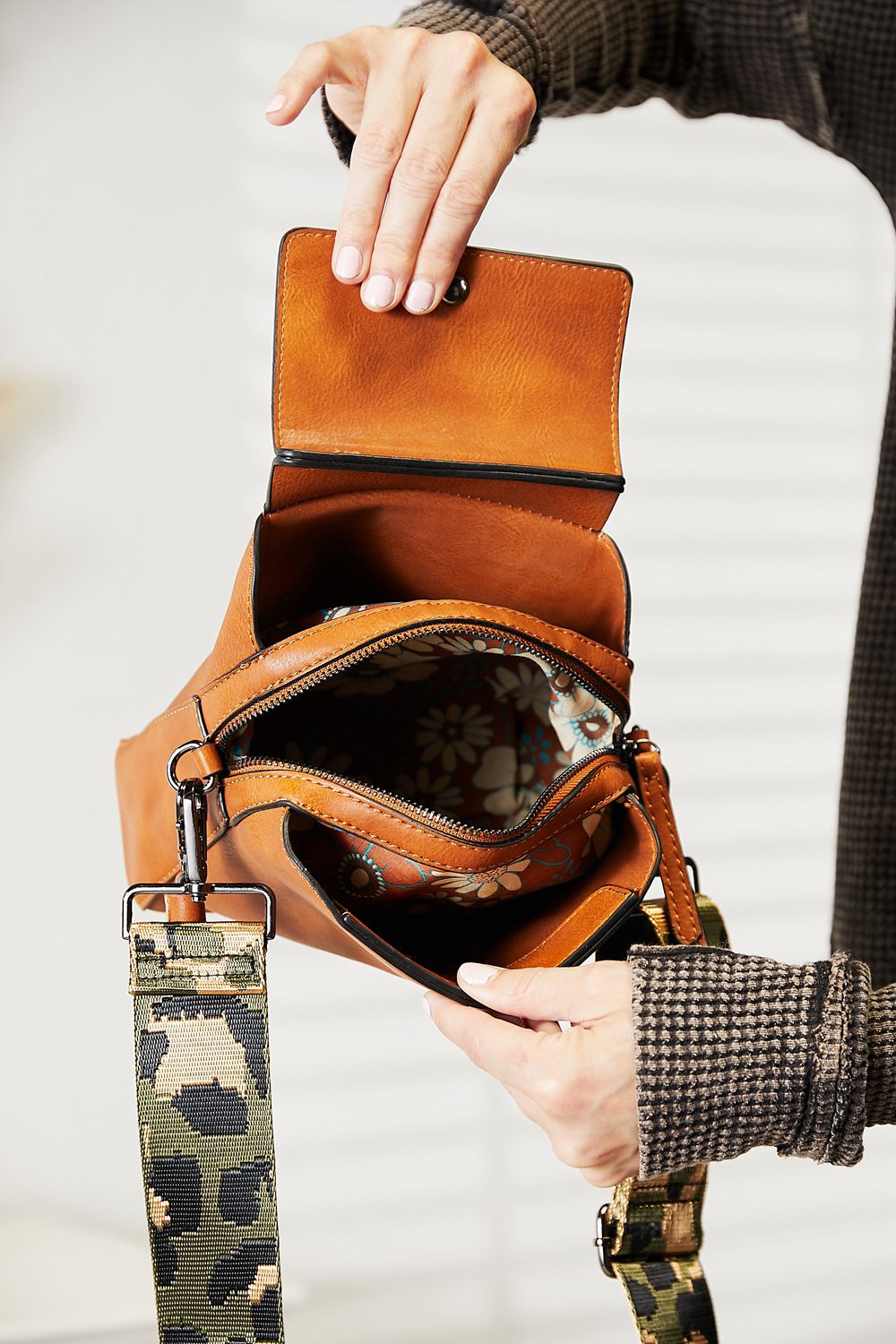 Urban Luxe PU Leather Crossbody Bag