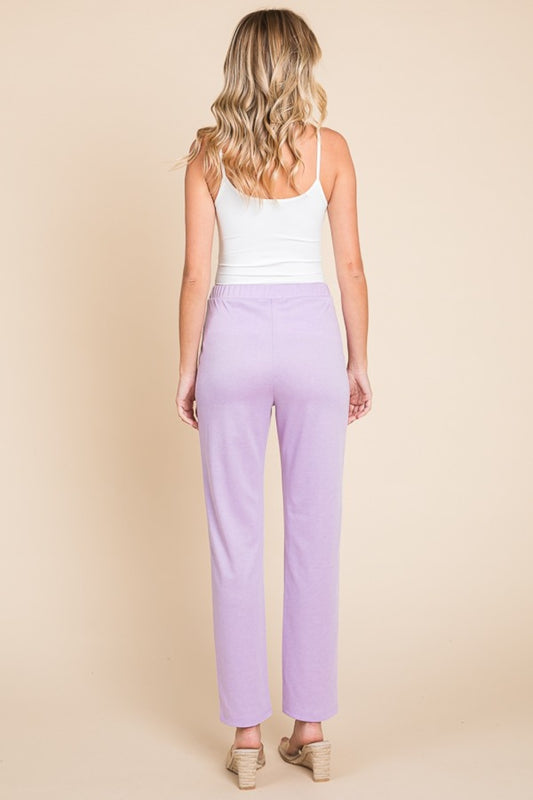 Refined Lines Slim Tuck Pant