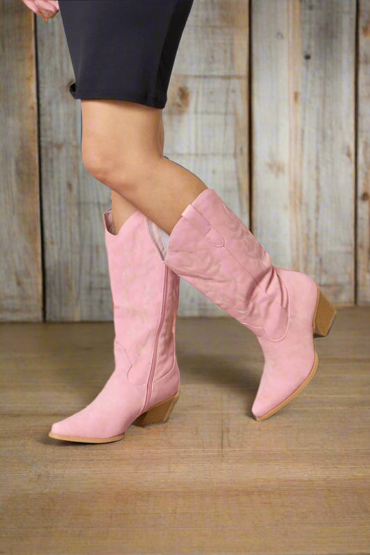 Sierra Ridge Knee-High Cowboy Boots